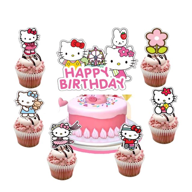 Suministros para fiestas de cumpleaños con cierre para tartas, 25 unidades (estilo 1)