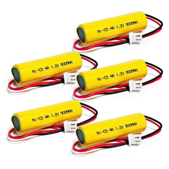 Batería LeeCrynoid AA 1,2 V 900 mAh Ni-Cd, paquete de 5