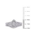 thumbnail image 2 of Everly Women's Diamond Sterling Silver Bridal Set, 2 of 7