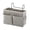 🍒 Gray_Hot#4405, variant on Bedside Hanging Storage Caddy Canvas Organizer Basket for Bunk Beds Dorm Rooms and Hospital Bed Rails