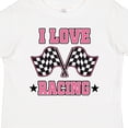 thumbnail image 4 of Inktastic I Love Racing Rally Flags Girls Girls Toddler T-Shirt, 4 of 5