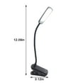 thumbnail image 3 of Yhmxh Desk Lamp Bedside Lamp Table Lamp Table Light Mini Three-touch Rechargeable Book Lamp,Clip Reading,USB Desk Lamp,Eye Protection,Book Clip,360° Flexible Gooseneck Clip reading lamp, 3 of 9