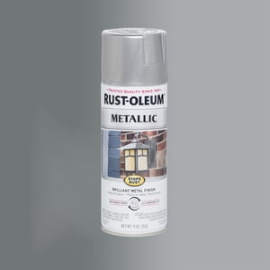 Rust-Oleum Stops Rust Silver Metallic Spray Paint, 11 oz