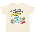 thumbnail image 3 of Inktastic No Such Thing As Too Many Books with Cute Owl Boys or Girls Toddler T-Shirt, 3 of 5