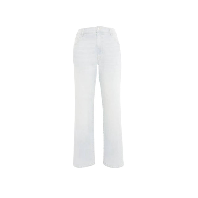 Jeans George para Mujer Pierna Amplia Blanco Talla M