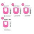 thumbnail image 3 of Mode Femmes 26 Pcs Forme Courbe Anti-Déversement Protection Vernis à Ongles Support Larchele Vernis à Ongles Réutilisable 10 Tailles Accessoires pour Ongles, 3 of 5