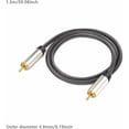 thumbnail image 2 of Coaxial Digital Audio Cable, HiFi 5.1 SPDIF RCA to RCA Male to Male, for Digital Audio and Composite Video Cables (Size: 1.5m), 2 of 5