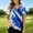 Multicolor4, variant on BXJX Womens Cotton Polo Shirts, Stretchable V Neck Collared Short Sleeve Golf Tops Multicolor Size S-2XL