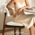 thumbnail image 6 of DyFun Dining Chair Set of 4, Upholstered Wooden Dining Chairs with Curved Back, Modern Fabric Kitchen Side Chairs, 6 of 10