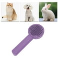 thumbnail image 6 of Unique Bargains 1 Pc Durable Pet Grooming Brush for Dog for Cat 7.48"x3.03"x2.09" Purple, 6 of 6