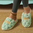 thumbnail image 6 of XIMIN Women's Fuzzy Slip-On Scuff Slippers Non Slip Plush Soft Comfy Memory Foam Non-slip Indoor House Shoes Cute Shoes Warm Cozy Lightweight Comfy Slippers, 6 of 8
