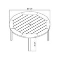 thumbnail image 4 of Milano Eucalyptus Round 5-Piece Patio Dining Set, 4 of 8