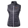 thumbnail image 2 of Women's Cutter & Buck Black Idaho State Bengals Camo Rainier PrimaLoft Eco Insulated Full-Zip Puffer Vest, 2 of 3