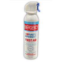 Pure Defense Emergency First Aid Eye & Skin Wash, 7 fl oz, Sterile