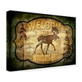 thumbnail image 4 of LightBoxJournal 'Welcome Lodge Moose' Canvas Art, 4 of 4