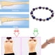thumbnail image 5 of Tobillera de playa con cuentas de cálculos biliares negros magnéticos ovalados a la moda para damas., 5 of 5