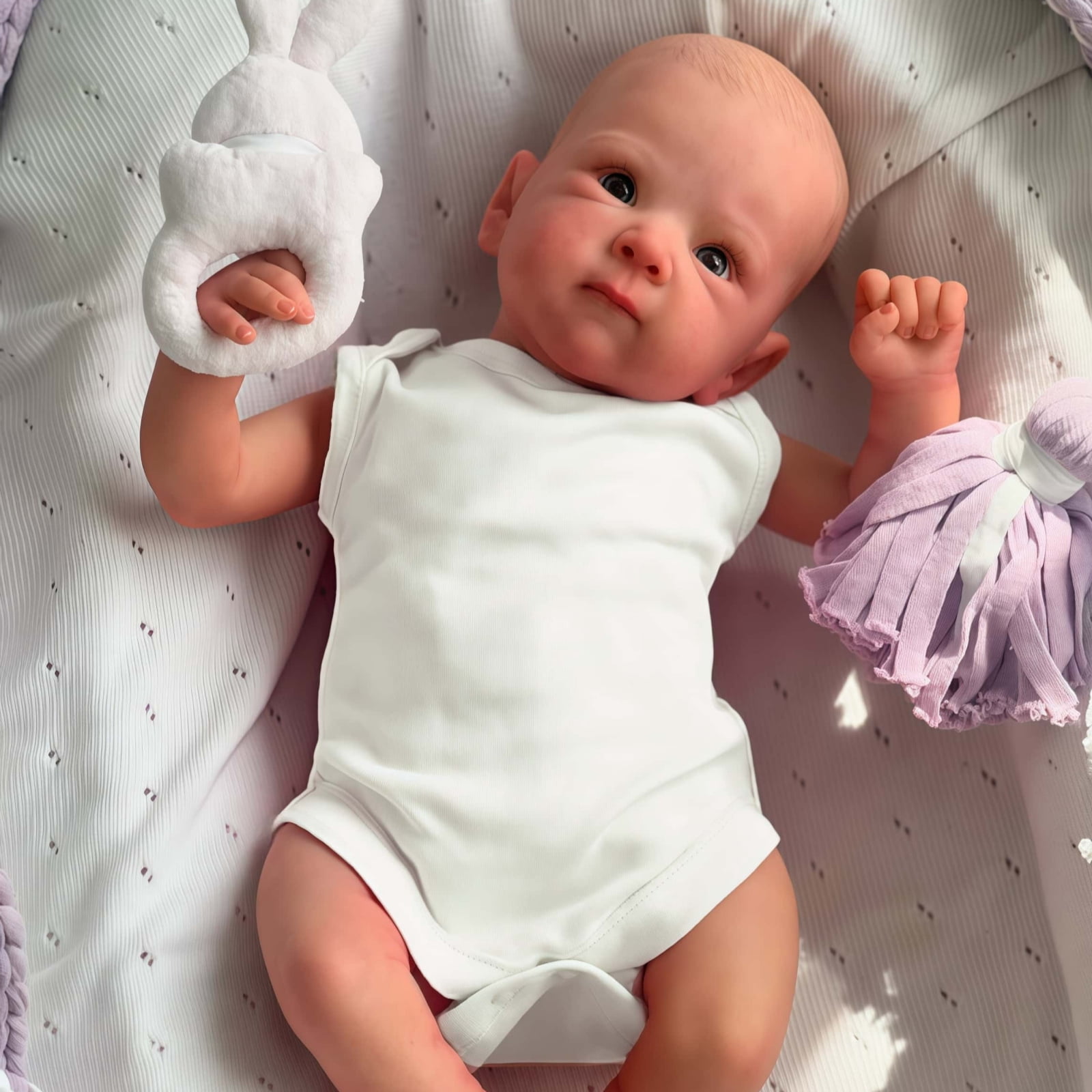 Adorable 18 inch reborn baby doll,  gift for Kids Age 3+