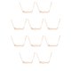thumbnail image 2 of Collar Colgante Qarigey Signos del Zodiaco Oro Rosa 10 Piezas, 2 of 4