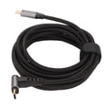 thumbnail image 2 of Cable USB C de 90 grados 4K 60Hz compatible con PD100W tipo C 3.1 Gen2 Cable de carga rápida USB C de función completa para Steam Deck 300 cm/118,1 pulgadas, 2 of 12