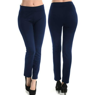 KOGMO Womens Premium Cotton Full Length Leggings Multi Colors (S-XL ...