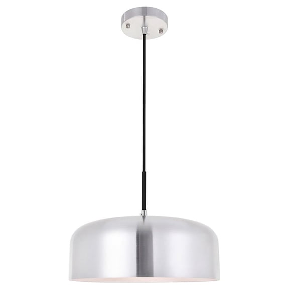 Modern Home Decorative Bright Ceiling Etude 1 Light Brushed Nickel Pendant