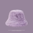 thumbnail image 2 of Hat Winter Furry Hats Warm Thickened Fisherman Cap for Girls Mens down Hat, 2 of 5
