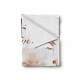 thumbnail image 2 of Paris Soft Flannel Fleece Throw Blanket, Vintage Watercolor Style Paris Illustration with Tour D'Eiffel Old Streets Image, Cozy Plush for Indoor and Outdoor Use, 60" x 80", Pink, by Ambesonne, 2 of 6