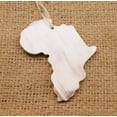 thumbnail image 2 of Africa Continent Cow Horn Christmas Ornament, Fair Trade Handmade from Uganda, East Africa, 2 of 3