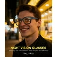 thumbnail image 3 of KALIYADI Night Driving Glasses for Men Women,Night Vision Glasses Fit Over Glasses Sunglasses Anti Glare, 3 of 7