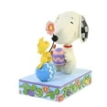 thumbnail image 3 of Enesco Peanuts by Jim Shore Snoopy & Woodstock Easter Eggs, Figurine, 4.25in H, 3 of 3