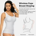 thumbnail image 4 of QRIC Shapewear Tank Top Cami Shaper with Biult-in Removable Bra Pads Tummy Control Camisole Body Shaper for Women, 4 of 6