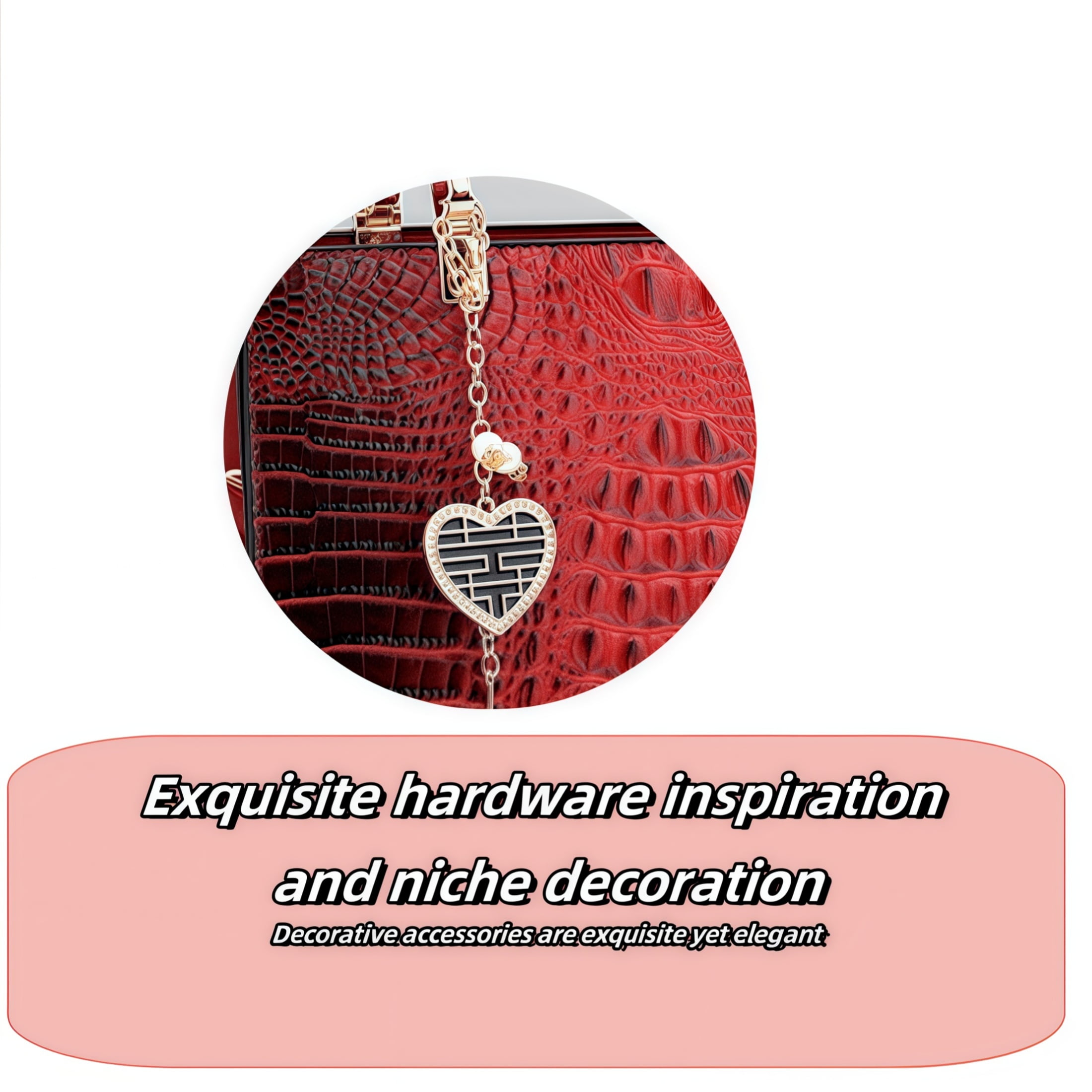 New large-capacity solid-color minimalist crocodile-pattern shoulder bag for cross-body use.