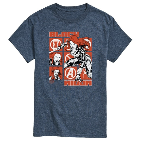 Marvel - Black Widow Grid - Men's Short Sleeve Graphic T-Shirt