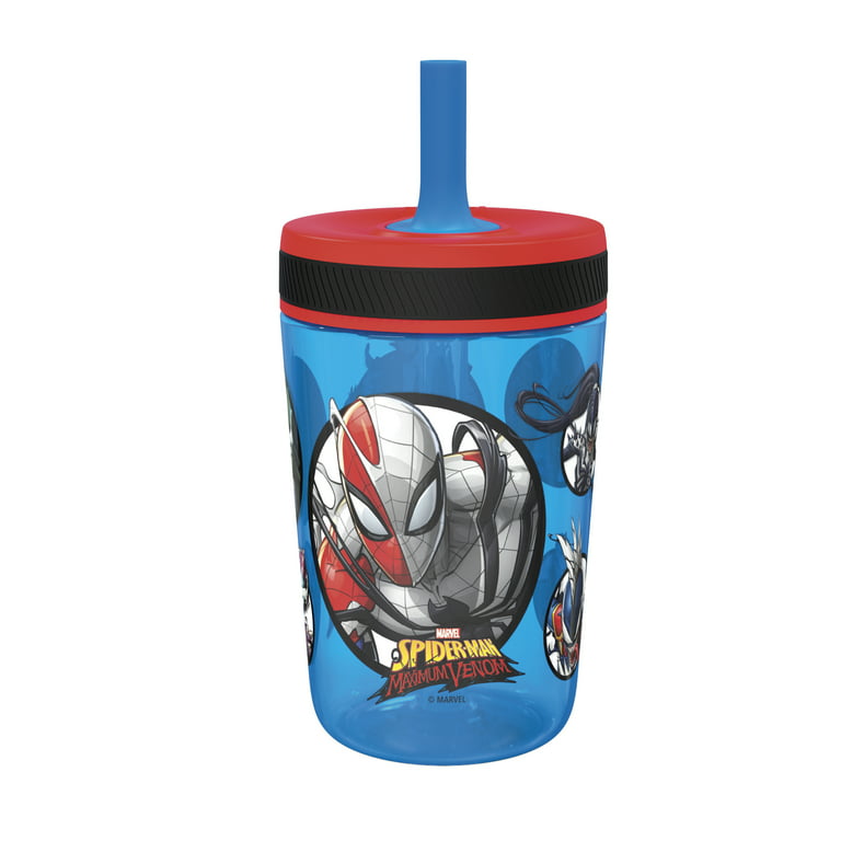 spiderman zak ! sippy cup 16 oz tumbler new authentic disney straw  leakproof new