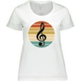 thumbnail image 3 of Inktastic Music Treble Clef Marching Band Women's Plus Size T-Shirt, 3 of 5