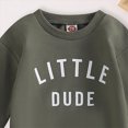 thumbnail image 5 of Baby Boy Outfits 3-6 Months Baby Boy Clothes 18-24 Months Baby Boy Clothes Outfits Letter Prined Sweatshirt Pants Set Baby Boy Clothing Kaprioy Boys Outfits, 5 of 5