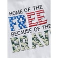 thumbnail image 6 of Infant Baby Boys Independence Day Clothes Outfit, 4th of July Outfit American Flag Tank Tops Shorts Set, 6 of 8