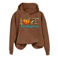 thumbnail image 1 of WEAIXIMIUNG Sweat à Capuche pour Femmes Robe de l'Action de Grâce Graphique Décontractée Pull Confortable pour Célébrations de Vacances, 1 of 3