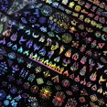 thumbnail image 2 of ZheElen 4x100cm/Roll Foil Transfer Sticker Water Slide Art Decals Tips Manicure DIY 5, 2 of 8