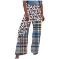 thumbnail image 1 of Mchoice Pants for Women Comfortable Floral Printed High Waist Leisure Long Trousers Wide Leg Sweatpants Yoga Pants, 1 of 5