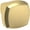 Lifetime Satin Brass, variant on Baldwin 4452055BIN Severin Fayerman 1" Square Cabinet Knob From The Estate Collection -