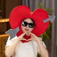 thumbnail image 2 of Sombrero para cosplay, disfraz de Cupido dispara y lanza flechas a través de corazones, 2 of 2