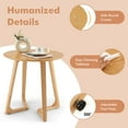 thumbnail image 5 of Giantex 24" Round Side Table, Compact Tea End Table, Multipurpose Snack Nightstand, 5 of 10