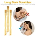thumbnail image 4 of 3pcs Bamboo Back Scratchers, TSV Traditional Finger Body Relaxation Massager for Scratching Itches, 4 of 9