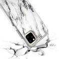 thumbnail image 3 of iPhone 11 Pro Max Case, Kaesar Slim Hybrid Dual Layer Shockproof Hard Cover Graphic Fashion Cute Colorful Silicone Skin Cover Armor Case for iPhone 11 Pro Max (White Marble), 3 of 5