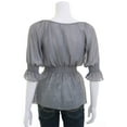 thumbnail image 5 of 213 Industry Metallic Silver Blouse, 5 of 5