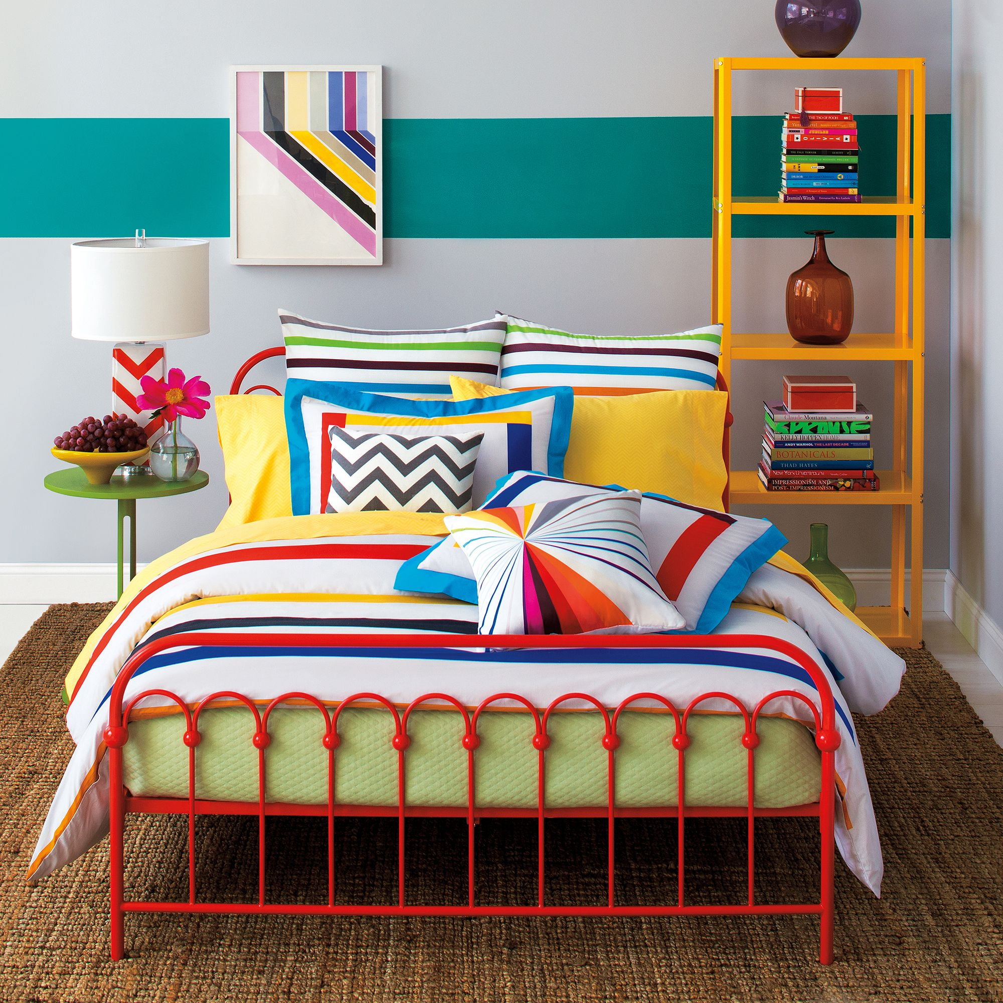 9 by Novogratz Bar Code Duvet Set