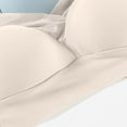 thumbnail image 5 of Zen Chic Bra - Seamless Powerful Push Up Wireless Bra Lift Full-Figure Posture Correcting Bra Ice Silk Anti Sagging Bra Beige 40, 5 of 5