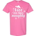 thumbnail image 3 of Inktastic Christmas Nice Until Proven Naughty T-Shirt, 3 of 5