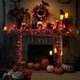 thumbnail image 1 of Decoraciones de Halloween, adornos de Halloween, 2 piezas de enredaderas de hojas de arce simuladas, hojas de Halloween, decoración del festival de Acción de Gracias, diseño de escena de sala de estar, 1 of 6